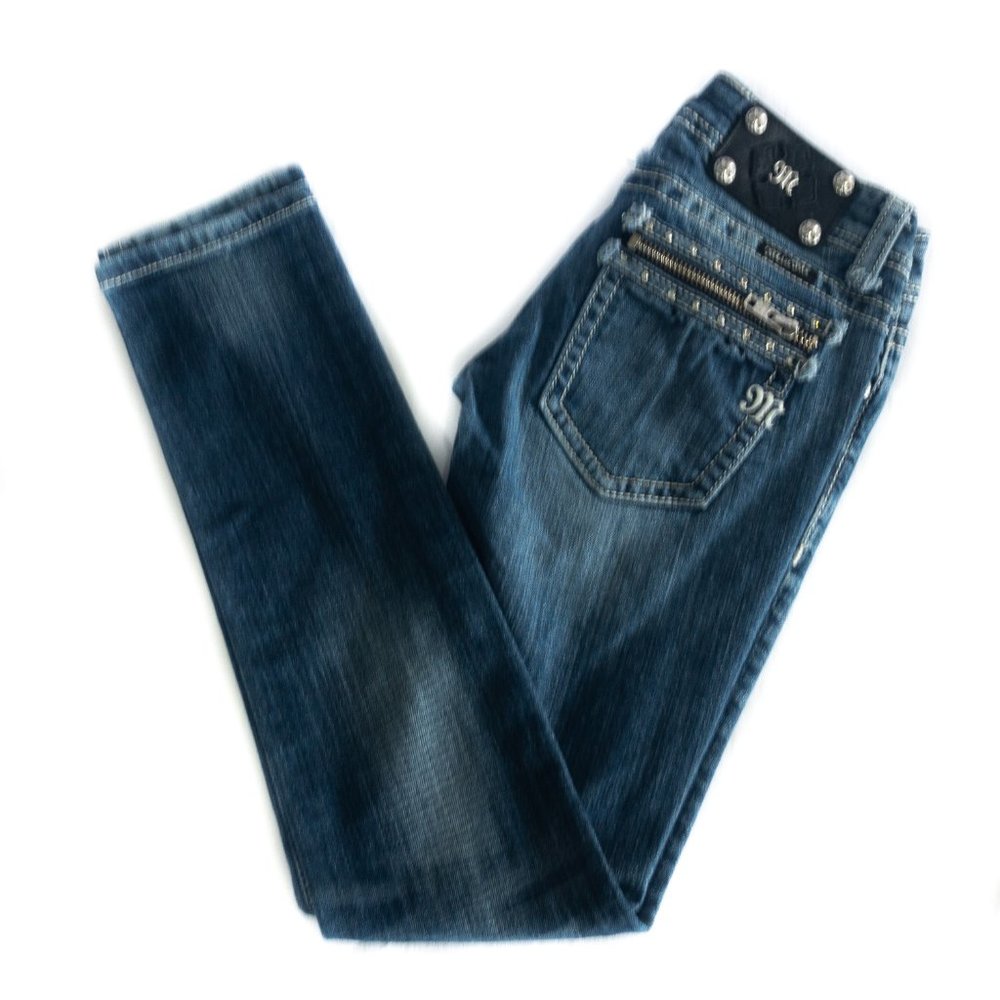 Miss Me Zipper Pocket Skinny Jean - Size: 25
